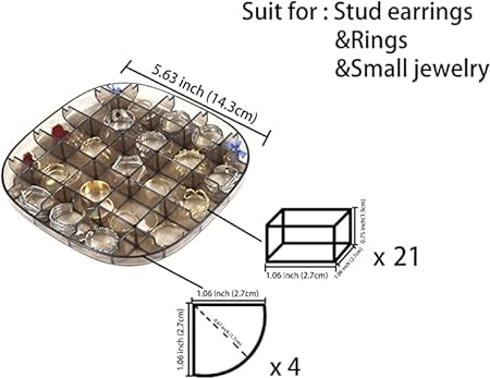 Transparent Jewelry Storage Box